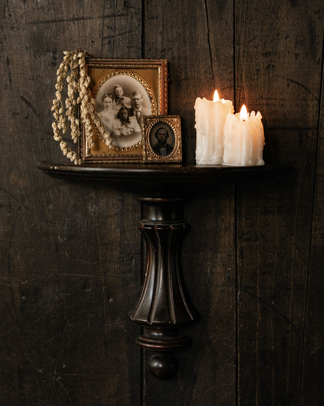 Vintage Sconce Shelf
