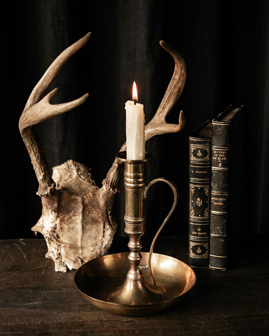 Chamberstick Candle Holder