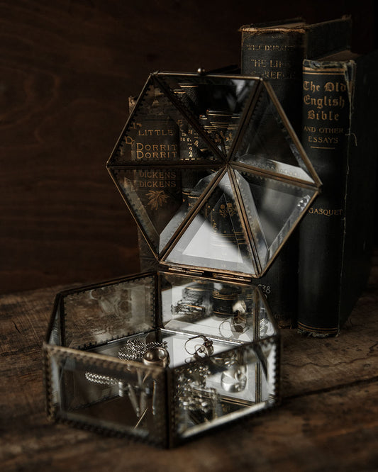 Glass Jewelry Box