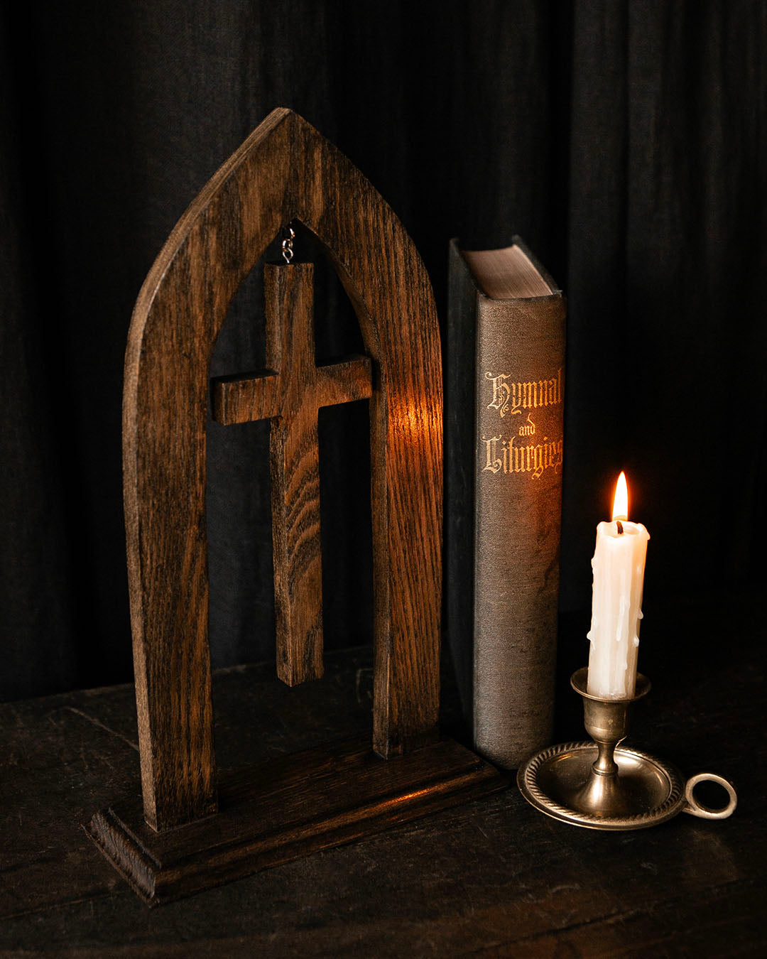 Wooden Hanging Crucifix