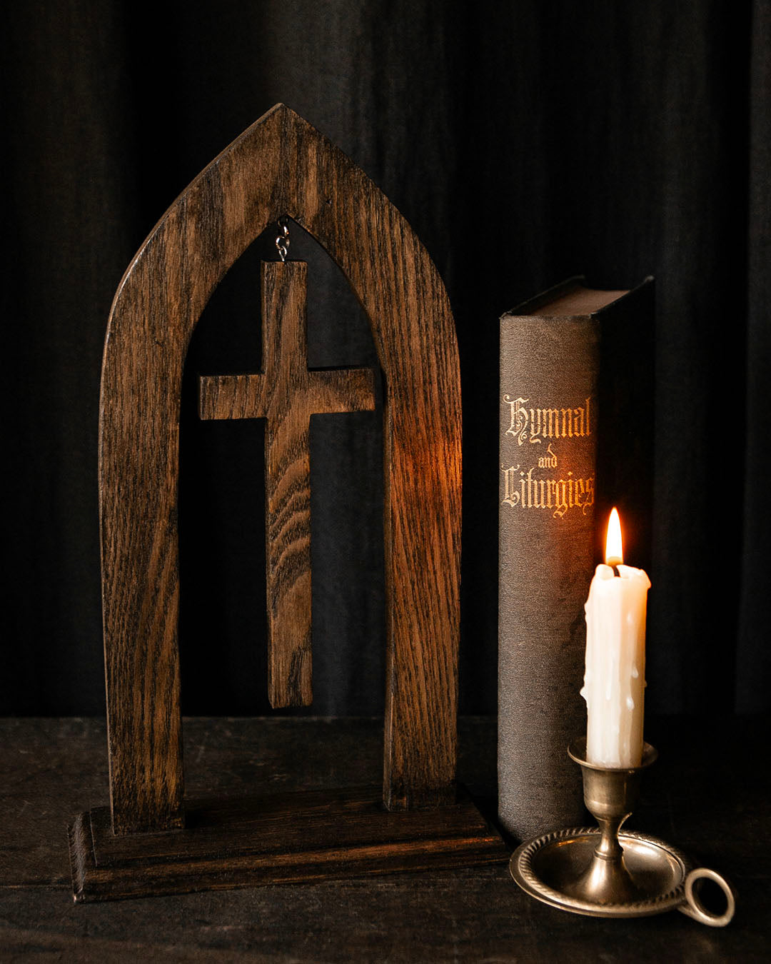 Wooden Hanging Crucifix