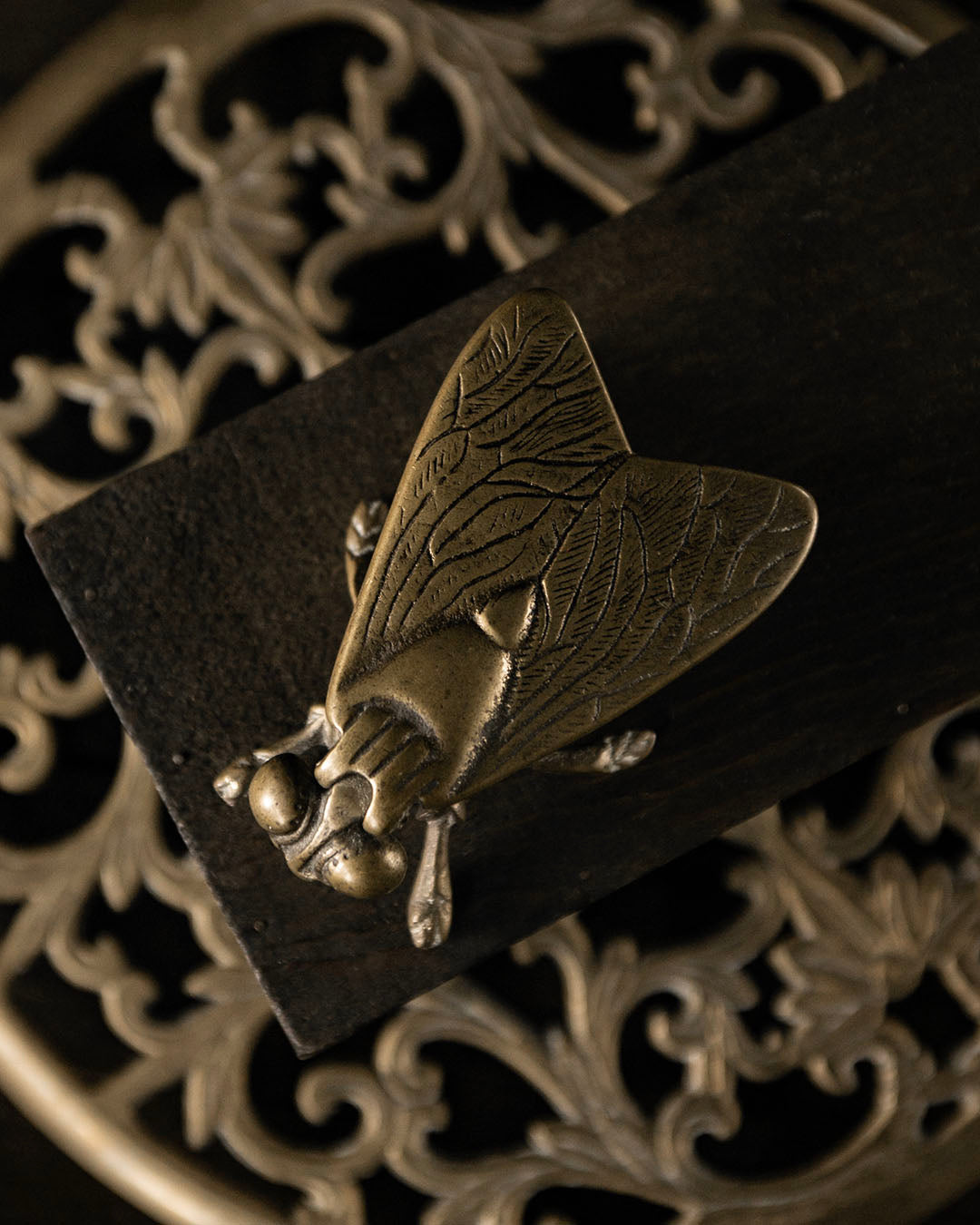 Brass Fly Ashtray