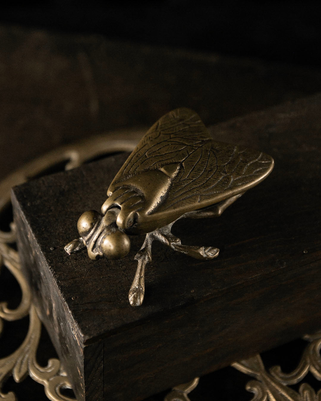 Brass Fly Ashtray