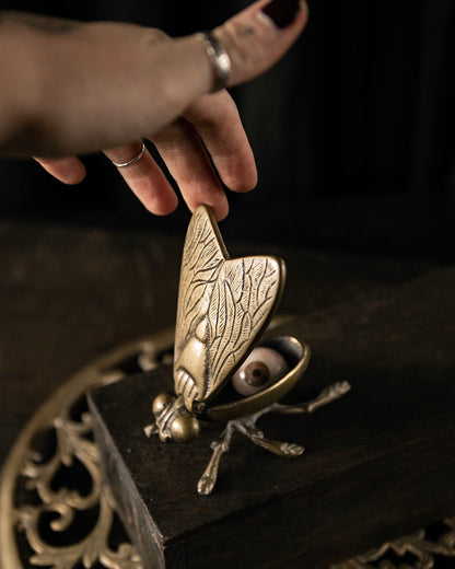 Brass Fly Ashtray