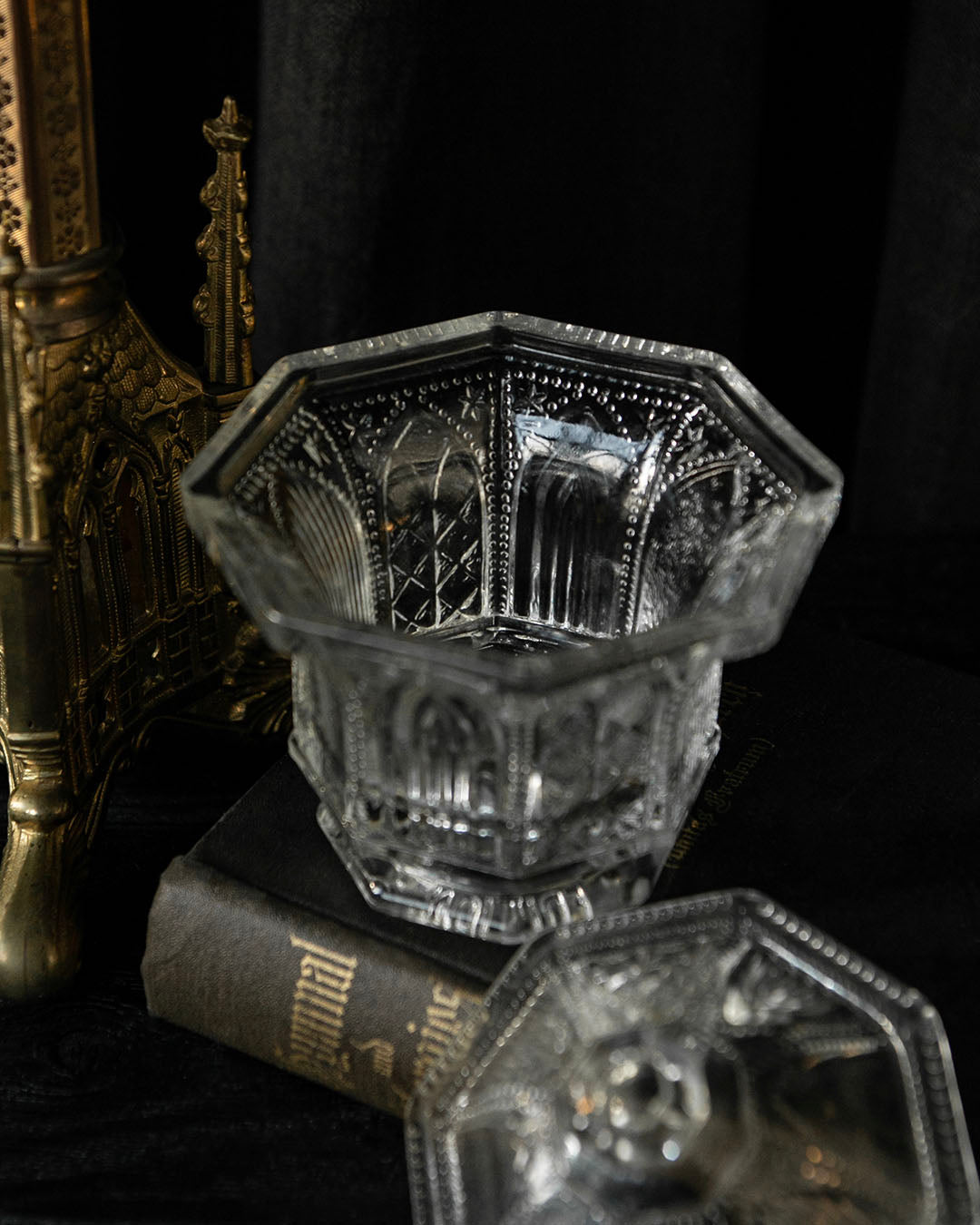 Gothic Glass Jar
