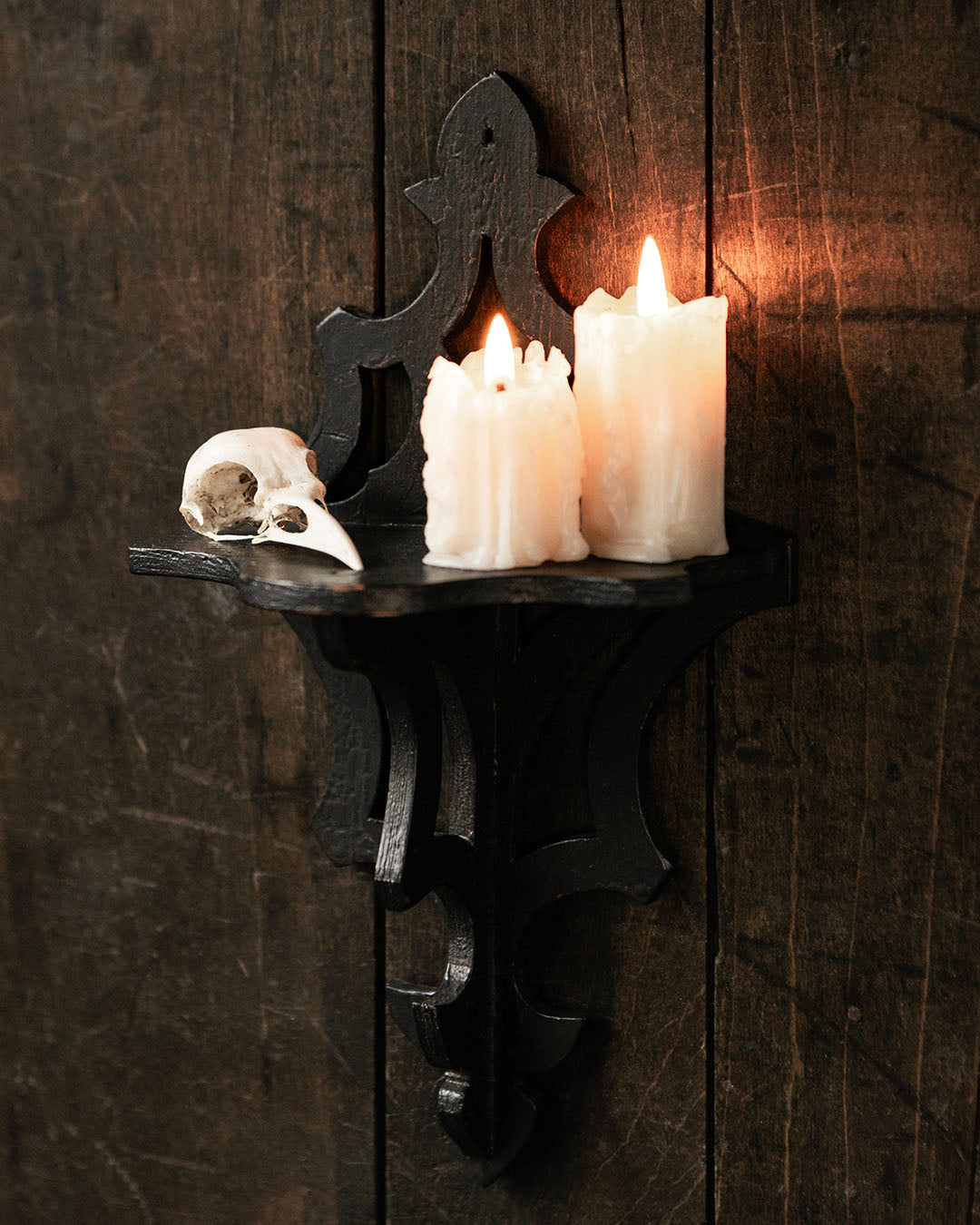 Antique Sconce Shelf
