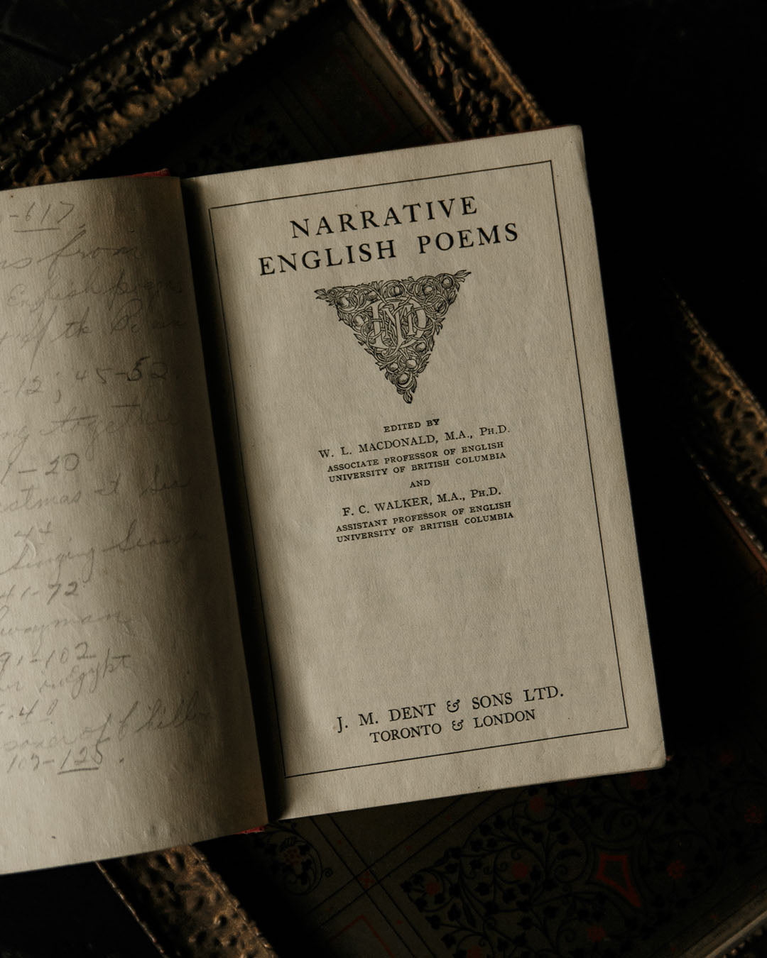 Narrative English Poems Book