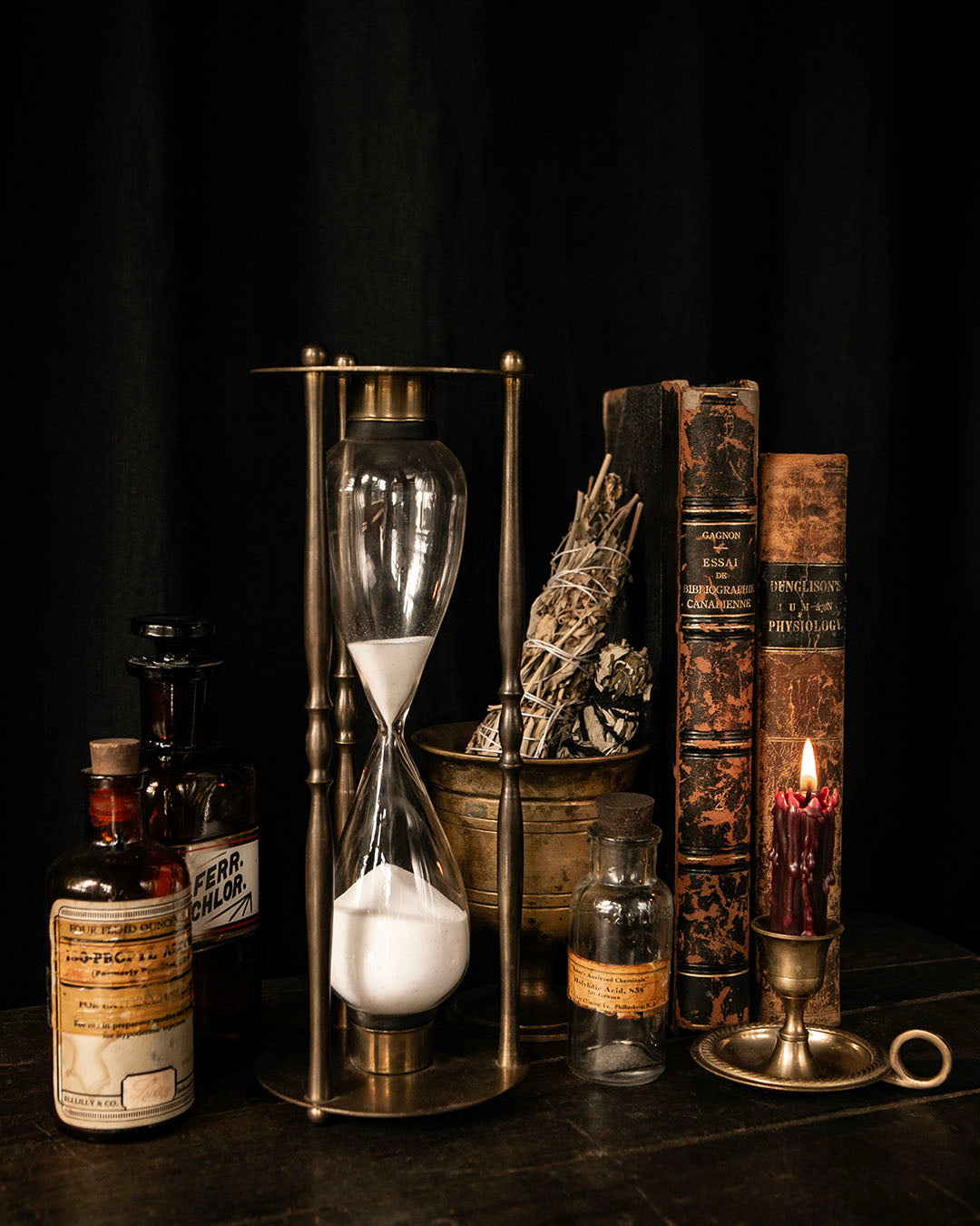 Large Vintage Hourglass