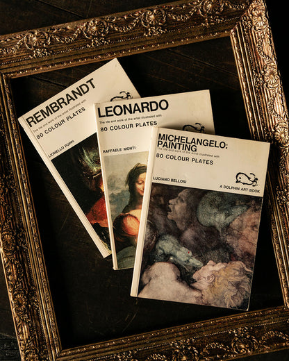 Rembrandt, Leonardo & Michelangelo Books