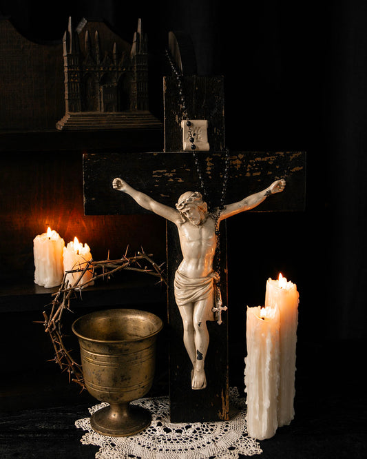Large Antique Crucifix