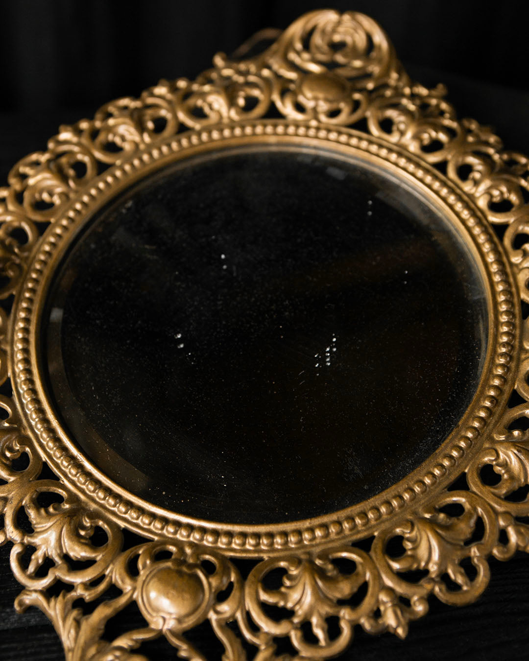 Ornate Mirror & Candle Sconces