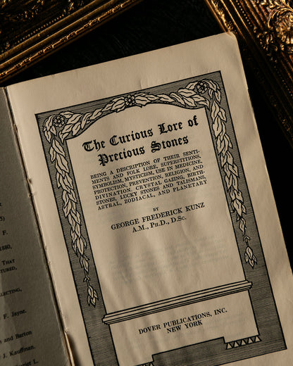 The Curious Lore of Precious Stones