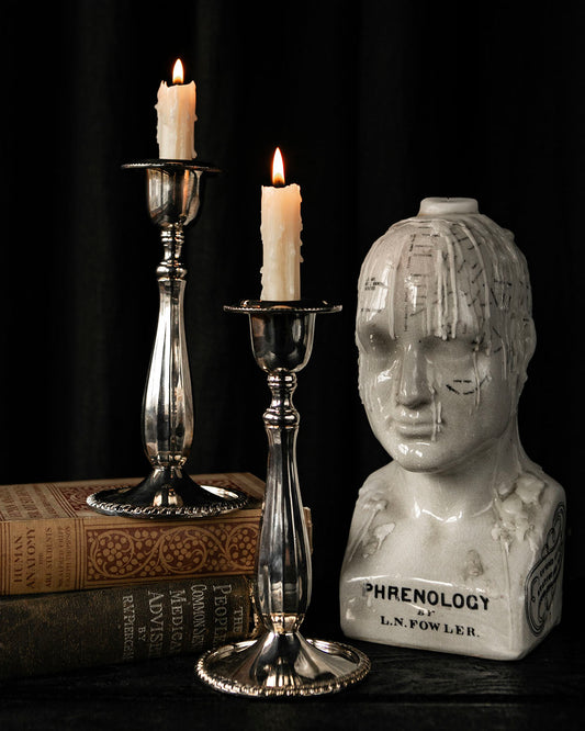 Pair of Silver Candlesticks