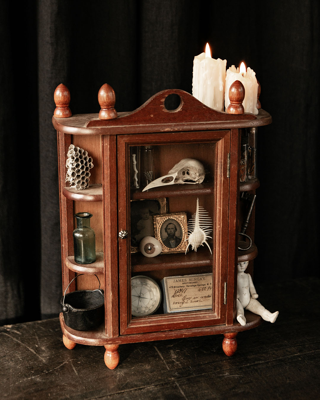 Vintage Curio Cabinet