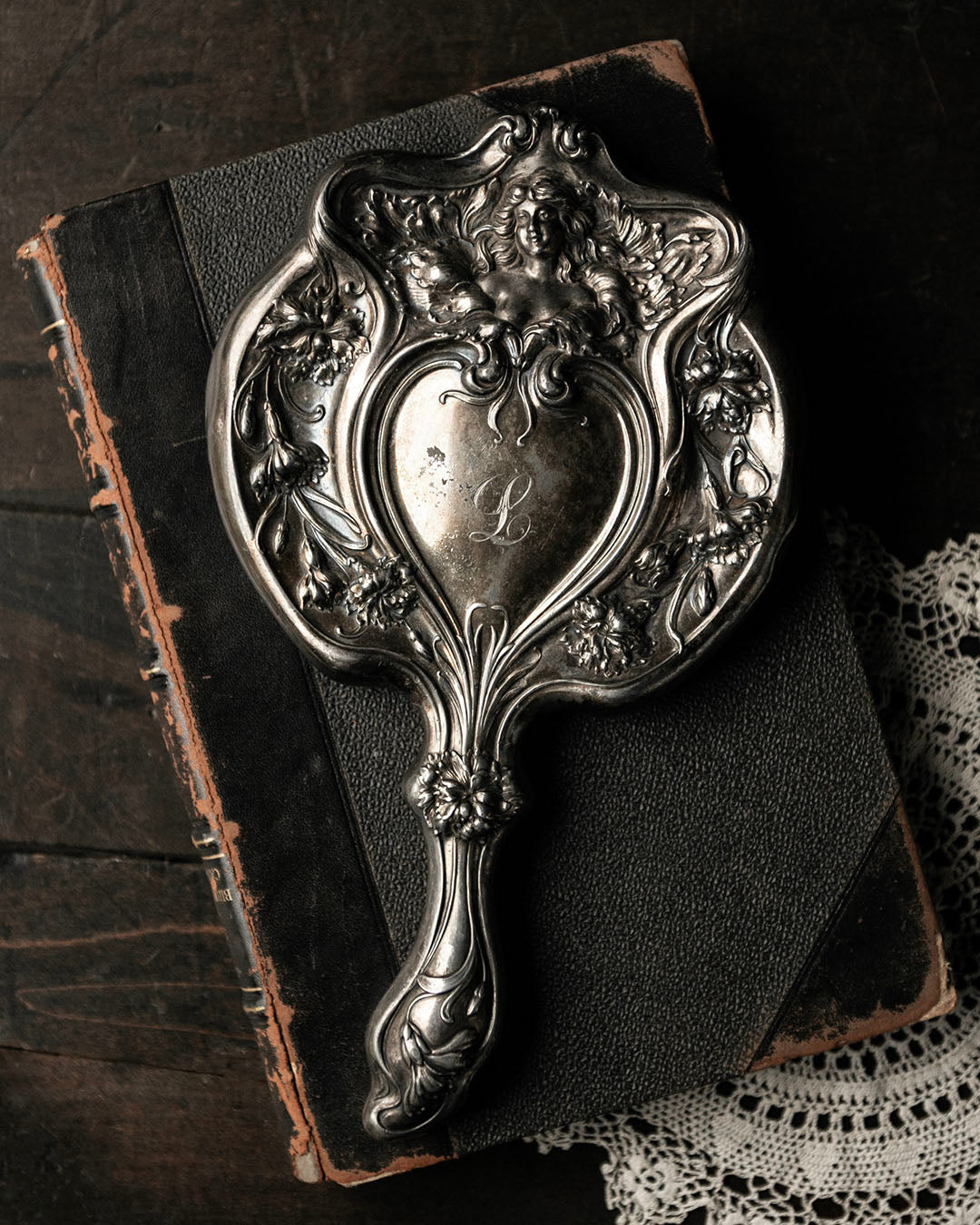 Antique Hand Mirror