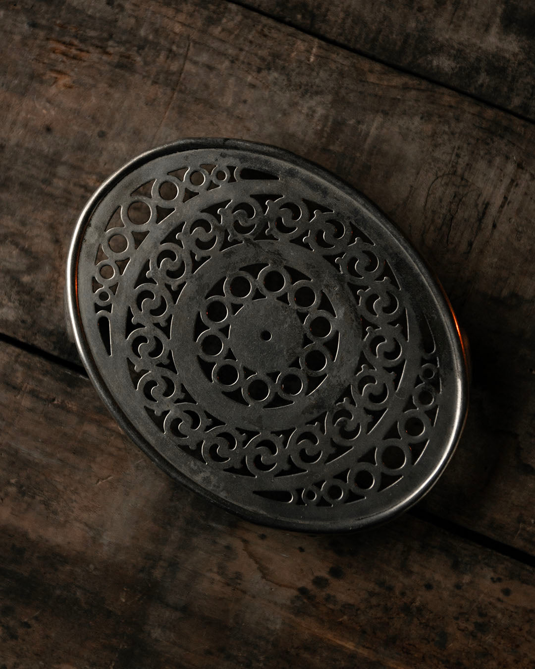 Silver Ornate Trivet