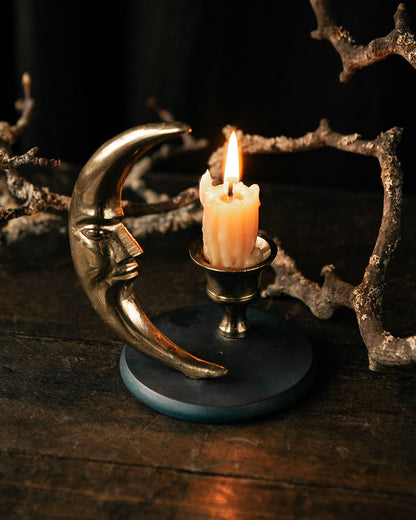 Crescent Moon Candle Holder