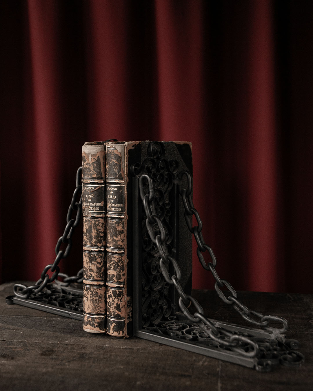 Vintage Chain Bookends
