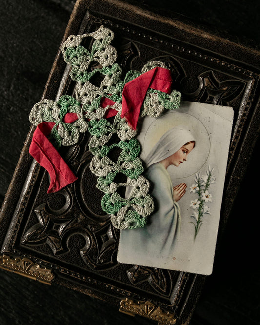 Antique Crocheted Cross