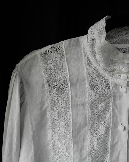 Vintage Irish Linen Blouse