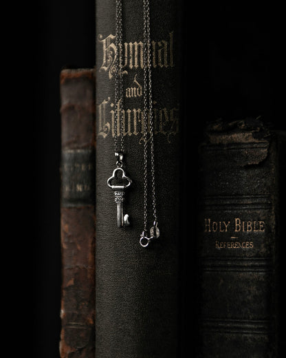 Sterling Silver Key Necklace