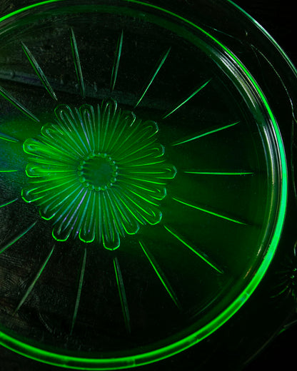 Uranium Glass Dish