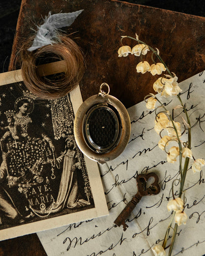 Mourning Hair Pendant