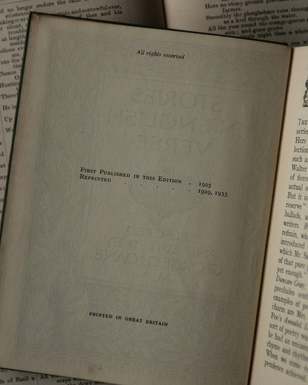 Stories in English Verse