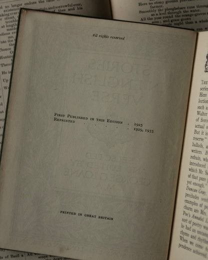 Stories in English Verse