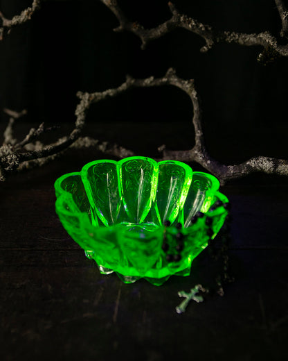Uranium Glass Dish