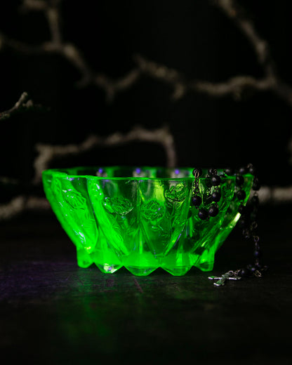 Uranium Glass Dish