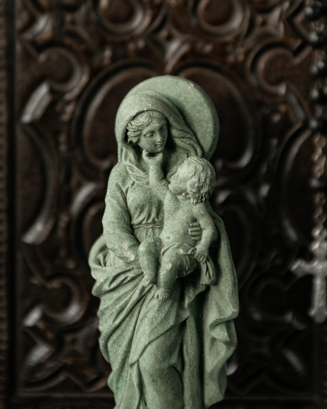 Madonna & Child Statuette