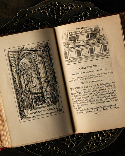 Antique Westminster Abbey Book