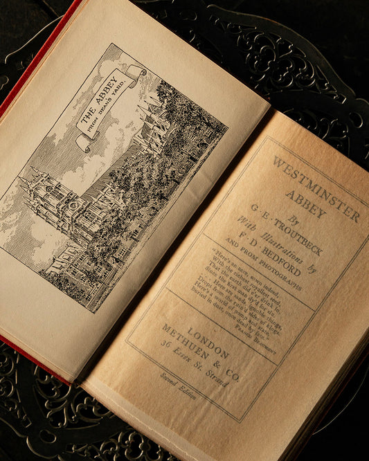 Antique Westminster Abbey Book