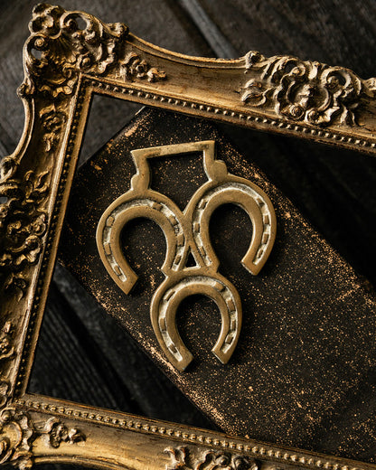 Lucky Horseshoe Horse Brass