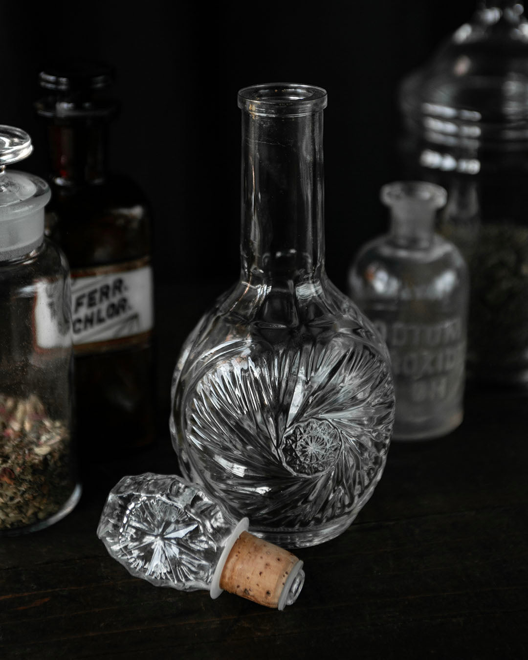 Vintage Glass Decanter