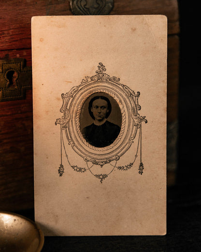 Mounted Gem Tintype