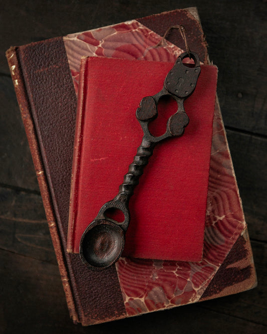Vintage Welsh Love Spoon
