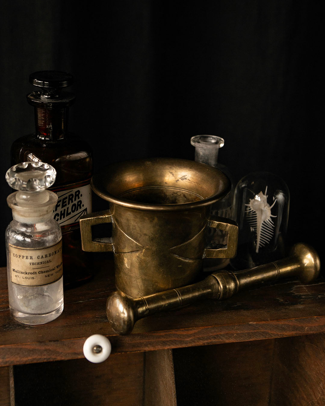 Antique Mortar & Pestle