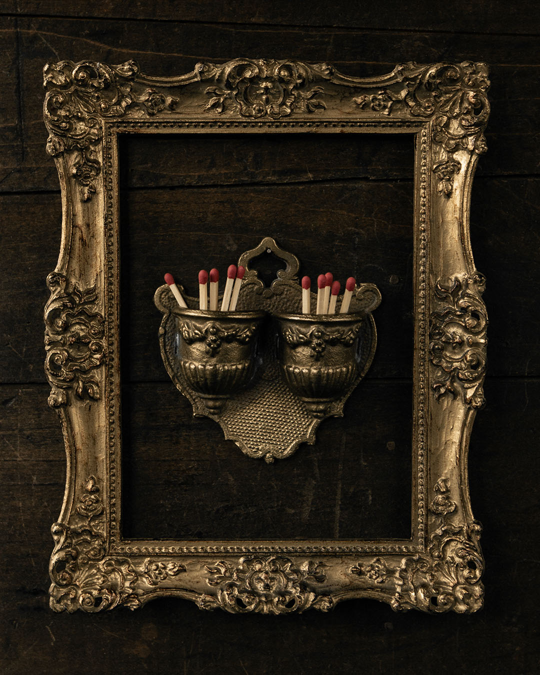 Antique Match Holder