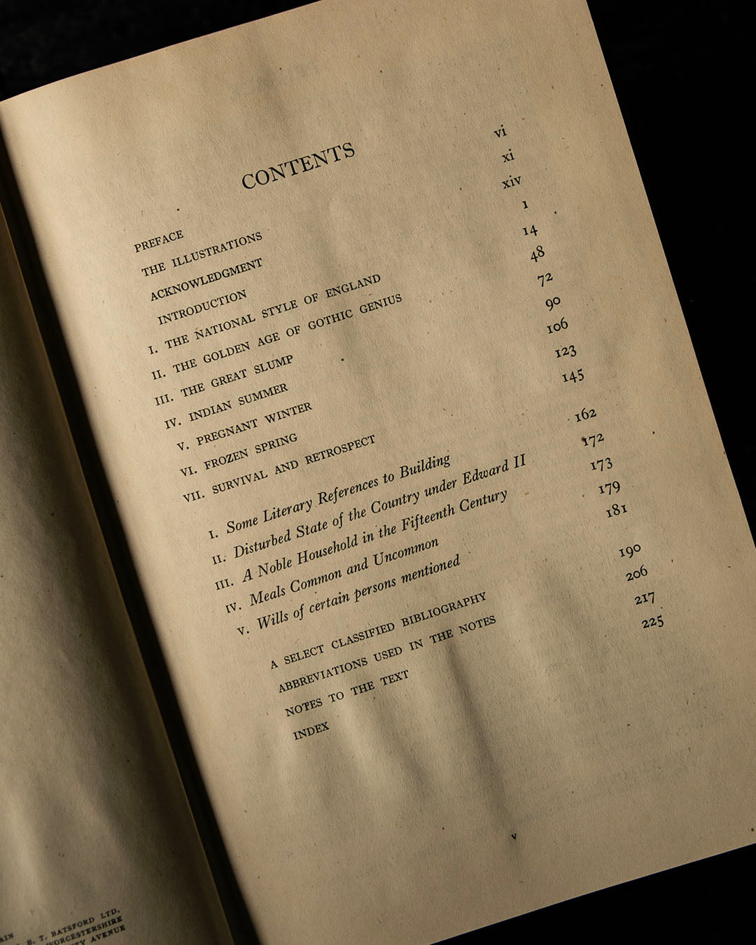 Vintage Gothic England Book