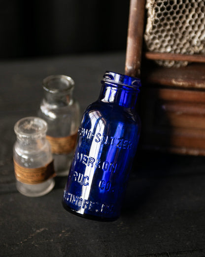 Antique Cobalt Bottle