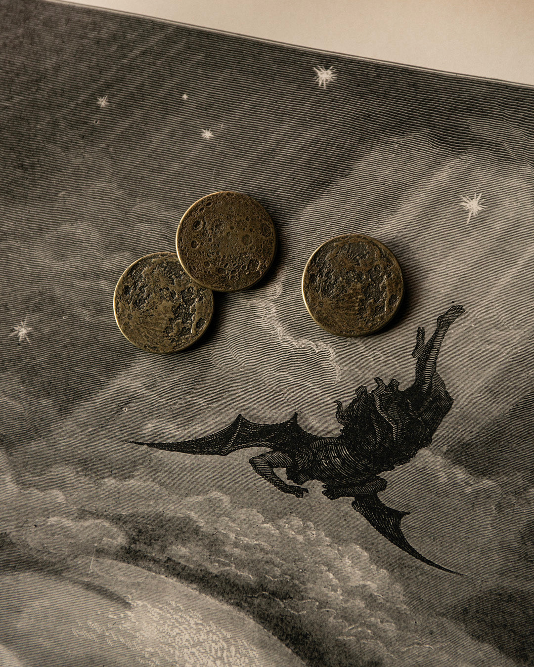 Brass Moon Coin