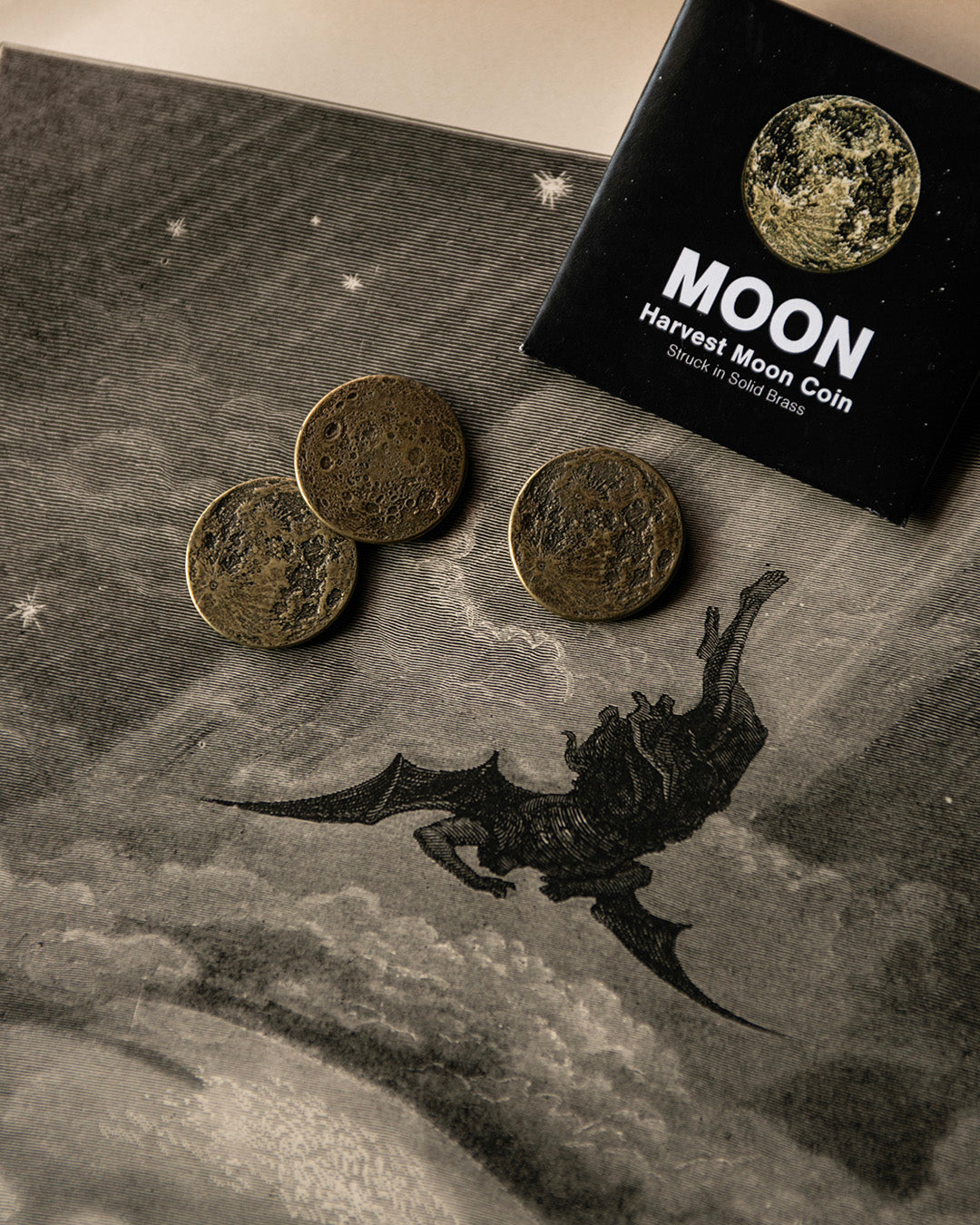 Brass Moon Coin