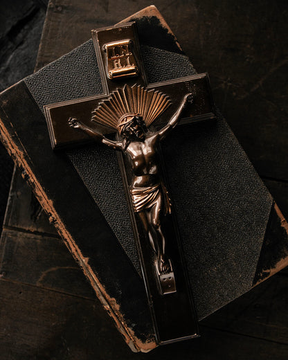 Vintage Casket Crucifix