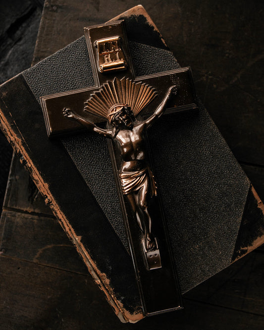 Vintage Casket Crucifix