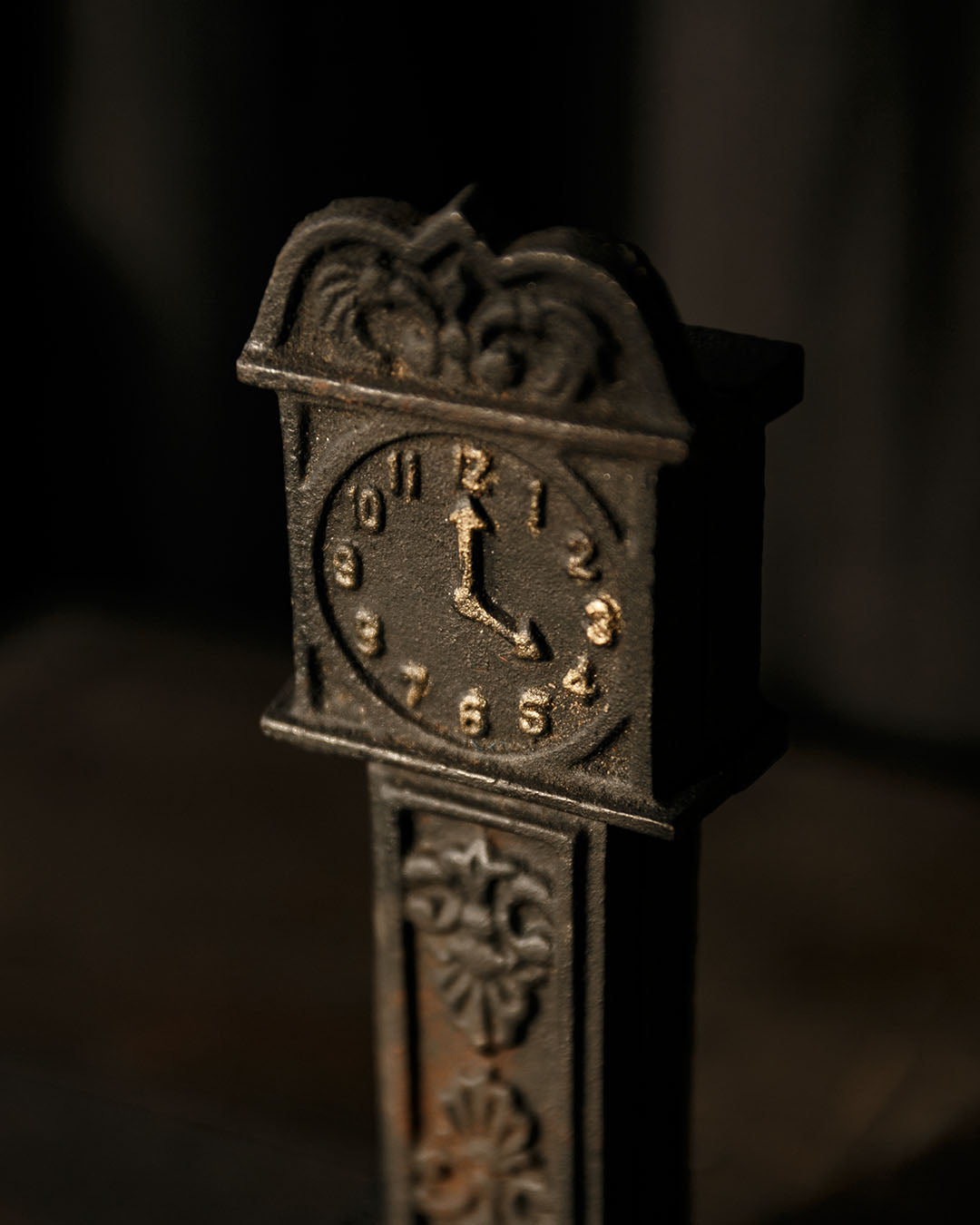 Cast Iron Grandfather Clock Money Box