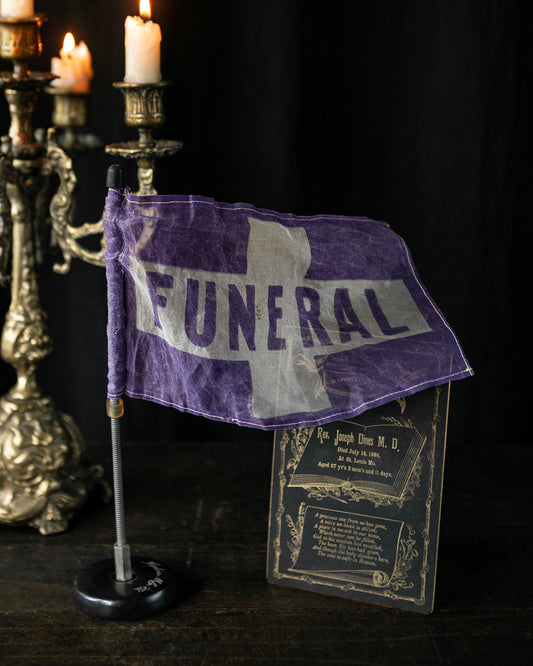 Antique Funeral Flag