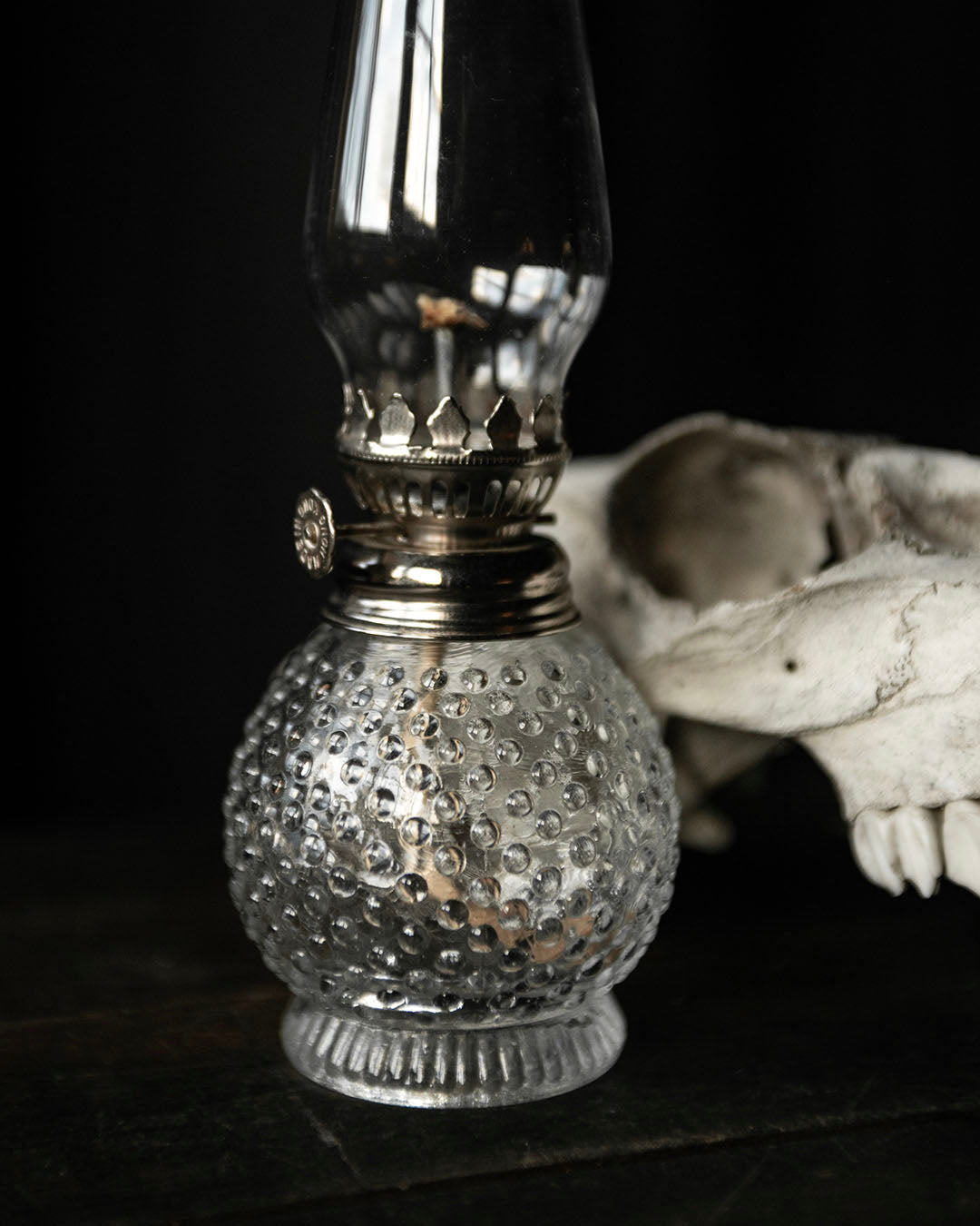 Glass Oil Lamp