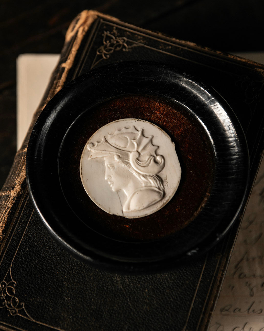 Antique Cameo Plaque